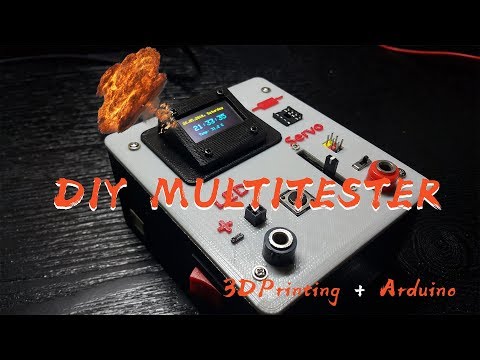 DIY Multitester using 3D Printing and Arduino