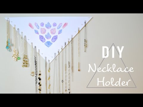 DIY Necklace Holder l Mey Lynn