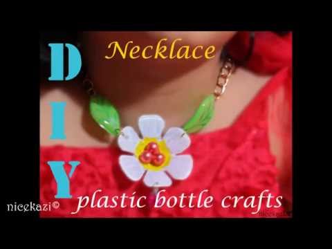 DIY Necklace_ plastic bottle crafts