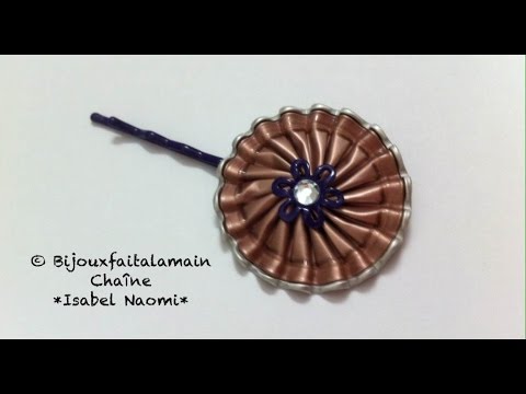 DIY Nespresso: How to make a flower hairclip