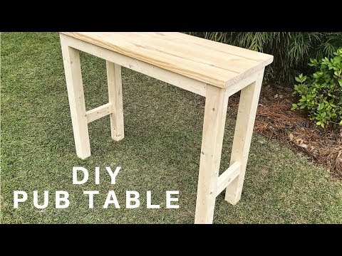 DIY PUB TABLE