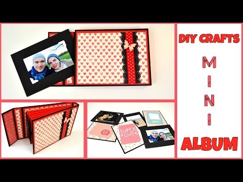 DIY Paper Crafts Tutorial - Scrapbooking Gift Ideas - How to make a Mini Album Card ( Accordion )