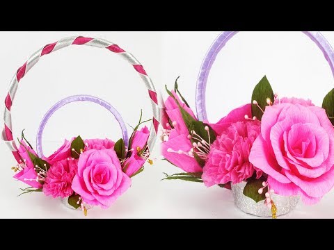 DIY Paper Flower Bouquet - Easy Tutorial for Paper flower Bouquet - DIY Home Decoration Idea