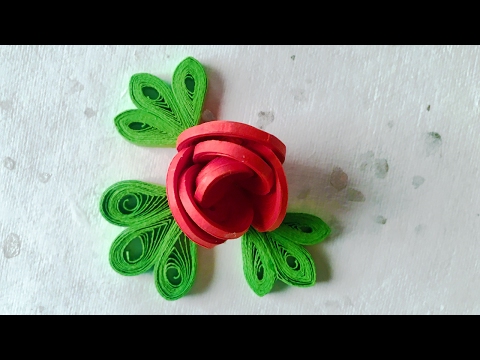 DIY Paper Rose | How To Make An Easy Paper Rose | Valentine's Day Crafts