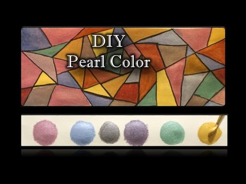 DIY Pearl Metallic Colors | Metallicn Pearl Colors Tutorial