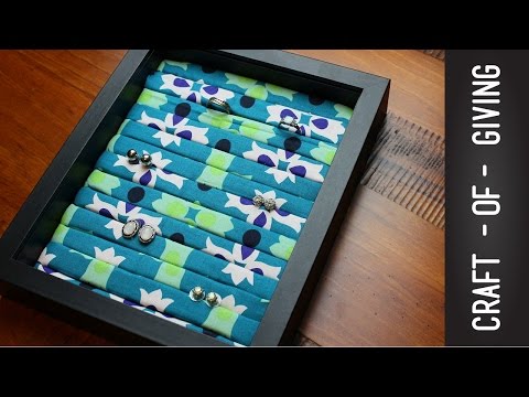 DIY Photo Frame Jewellery Storage | Craft of Giving