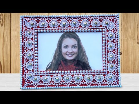 DIY Photo Frame from Cardboard | Easy Best Out Of Waste Crafts | Handmade Photo Frame Making