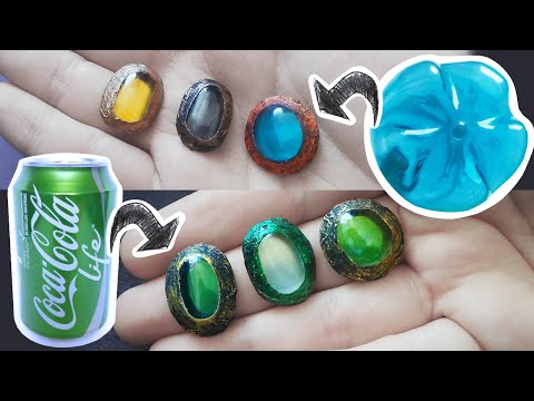 DIY Plastic Bottle &amp;amp; Soda Can Gemstones! (No Resin)