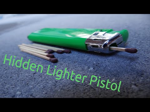 DIY Pocket Lighter Pistol - Spy Gadget