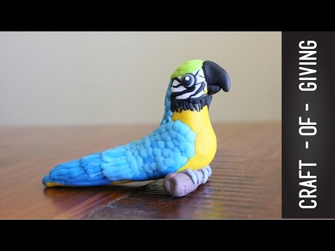 DIY Polymer Clay Macaw | Craft of Giving