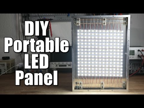 DIY Portable LED Panel (Part 1) - the mechanical build