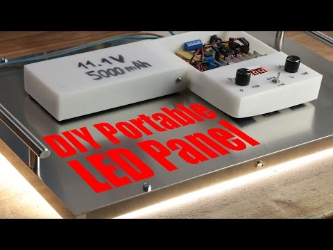 DIY Portable LED Panel (Part 2) - the electronics