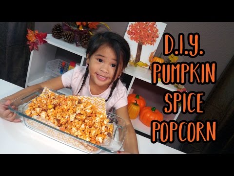 DIY Pumpkin Spice Popcorn Recipe | Easy Recipes for Kids