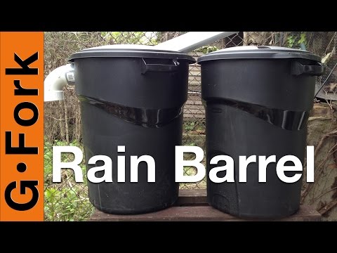 DIY Rain Barrel System - GardenFork