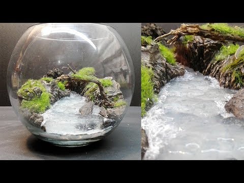 DIY River Terrarium|Diorama|Aquascape