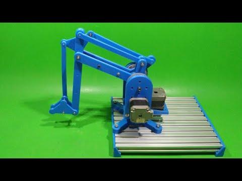 DIY Robot Arm Homemade Mechanical Robotic Arduino 3D Printer Stepper Motor 1