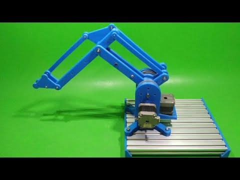 DIY Robot Arm Homemade Mechanical Robotic Arduino 3D Printer Stepper Motor 2