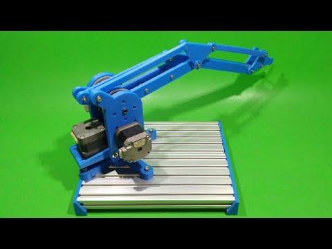 DIY Robot Arm Homemade Mechanical Robotic Arduino 3D Printer Stepper Motor 3