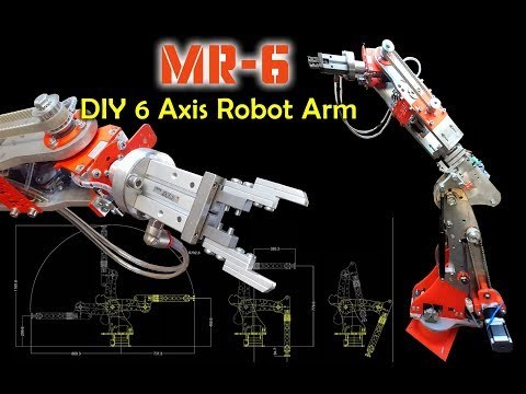 DIY Robot manipolarore 6DOF autocostruito (teaser)