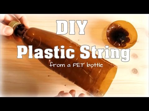 DIY Rope from Plastic Bottles (using a pencil sharpener)- Life Hack