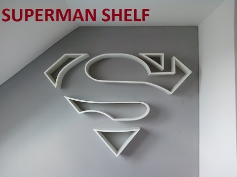 DIY SUPERMAN  SHELF