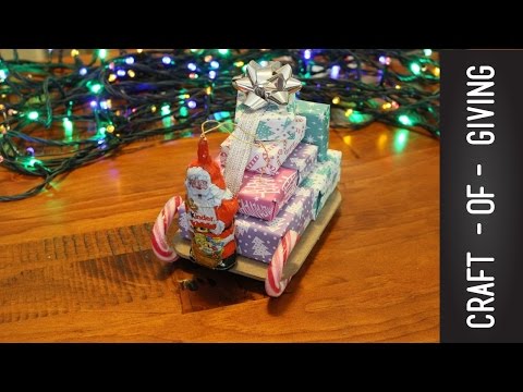 DIY Santa Sleigh with Gifts | Craft of Giving