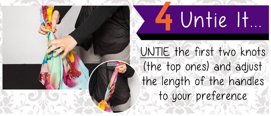 DIY Scarf Hang Bag Hack Step 4 Untie It.JPG