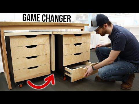 DIY Shop Storage Cart | Shop Organization