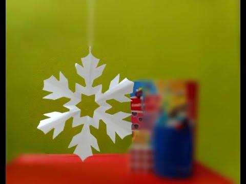 DIY Snowflakes for Christmas | Made from paper