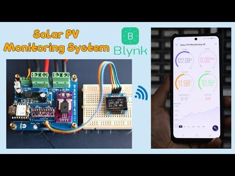 DIY Solar PV Monitoring System by Using New Blynk 2.0