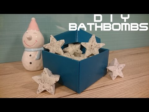 DIY Star Bathbombs Bath Bomb   -  -  Badekugeln selber machen