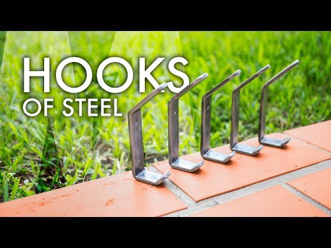 DIY Steel Coat Hooks