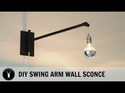 DIY Swing Arm Wall Sconce