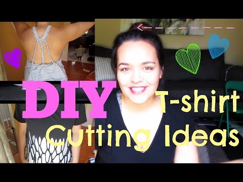 DIY T-Shirt Cutting Ideas | Summer Tops