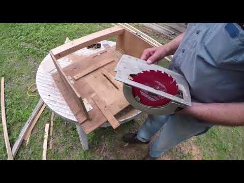 DIY Table Saw made from FREE reclaimed wood