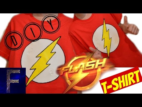 DIY The Flash T-shirt | Fituro