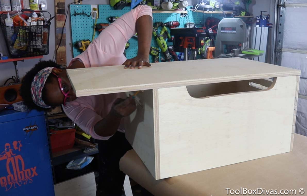 DIY Toy Chest Toy Box Bench kids desk - Toolbox Divas-18.jpg