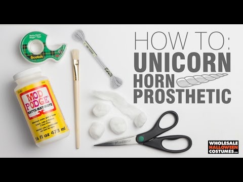 DIY UNICORN HORN PROSTHETIC