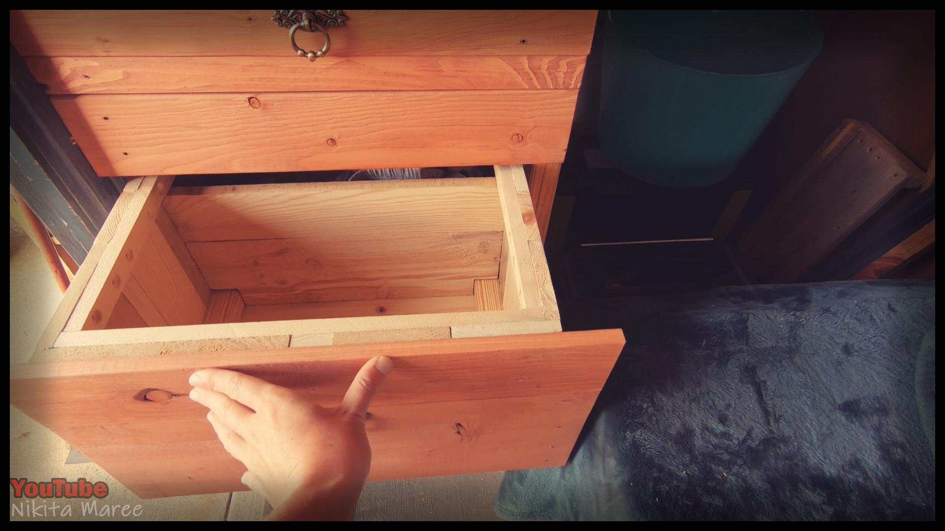 DIY Vertical Drawers, How to build with pallet wood, Tall dresser drawers easy project, (49).jpg