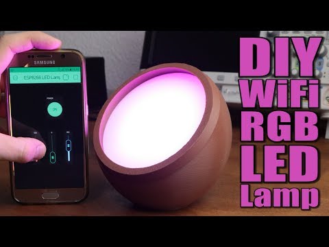 DIY WiFi RGB LED Lamp || ESP8266 &amp;amp; Blynk