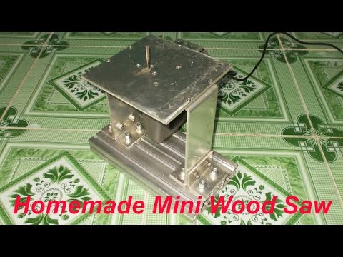 DIY Wood Micro Circular Table Jig Saw Cutting Machine Multi Tool Free Energy Generator Homemade