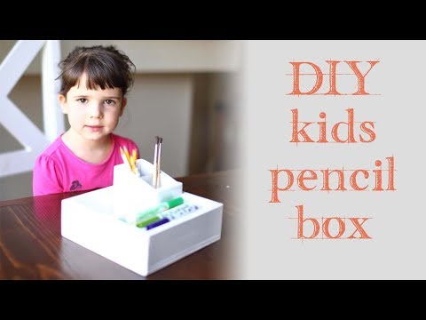 DIY Wood Pencil Box