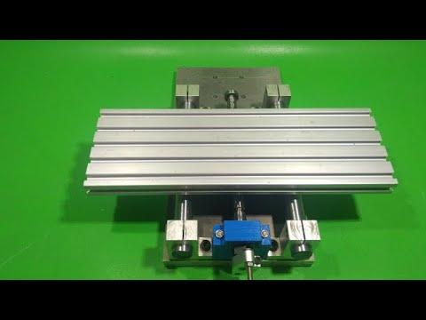 DIY XY Slide Axis Motion Homemade Milling CNC Machine Aluminium Alloy 2