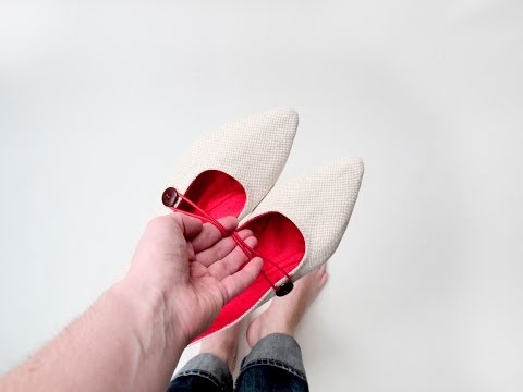 DIY ballerina shoes