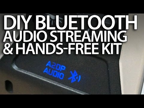 DIY bluetooth handsfree kit &amp;amp; A2DP music streaming in your car (wireless aux)