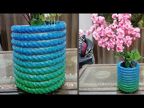 DIY cement vase