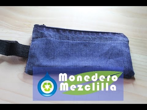 DIY como hacer un Monedero de mezclilla