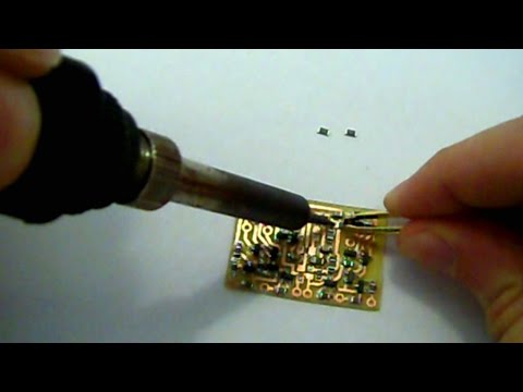 DIY dual H bridge part3 - soldering smd components