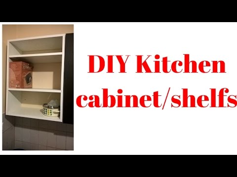 DIY kitchen cabinet/shelfs from plywood