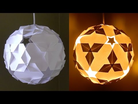 DIY lamp/lantern (star ball) - home and room decor - EzyCraft